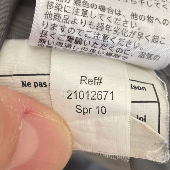 Eddie Bauer Fall Coat Jacket Black Removable Lining 3/4 Length FLAWS Size Medium - Picture 16 of 16